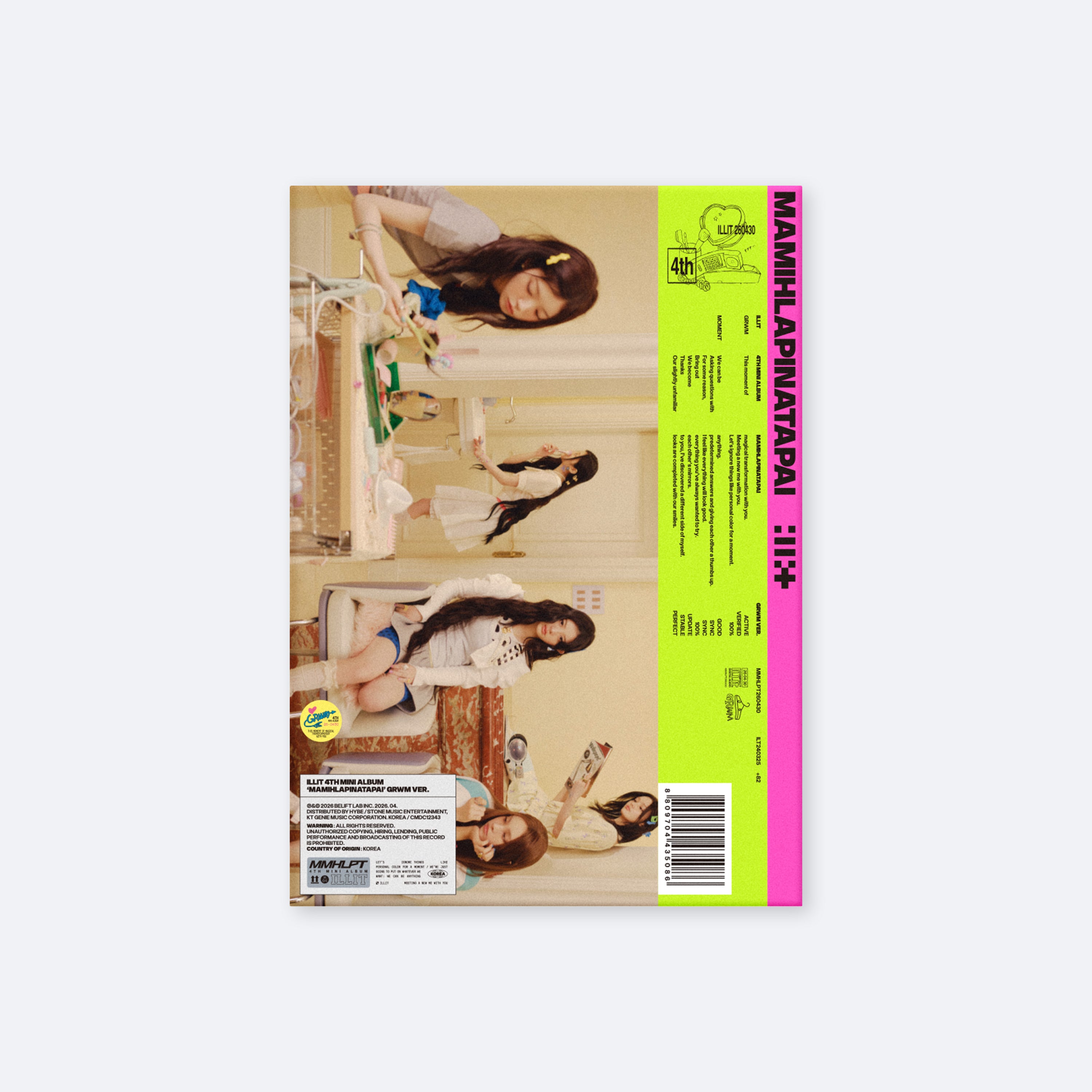 ILLITセット ILLIT - MAMIHLAPINATAPAI [IT'S ME Ver.] (Kpop Nara Exclusive)