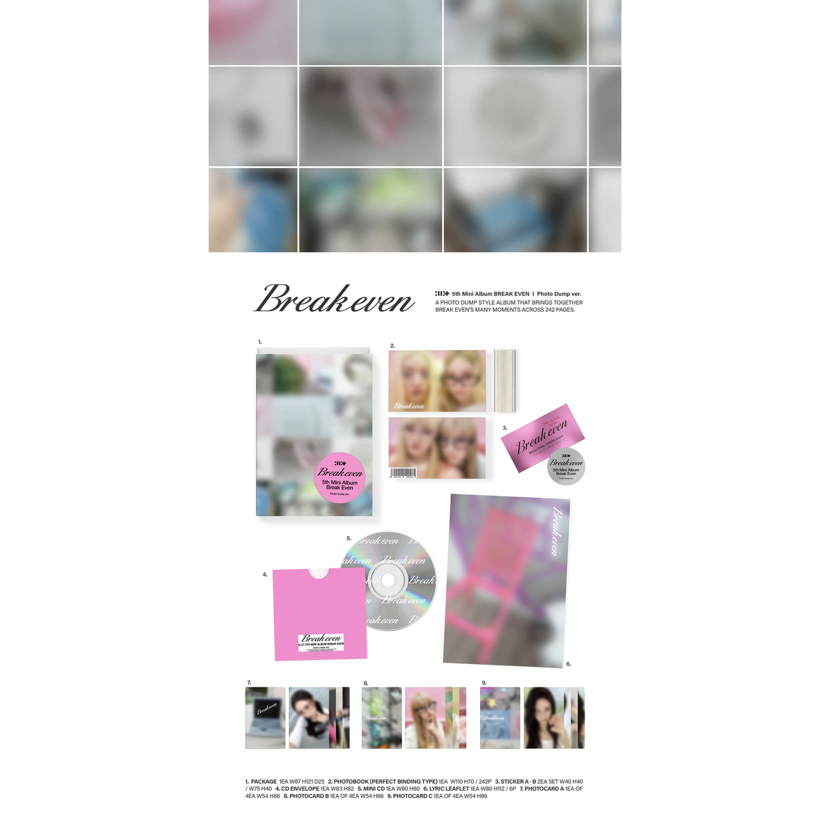 BREAK EVEN (Photo Dump ver.) packshot